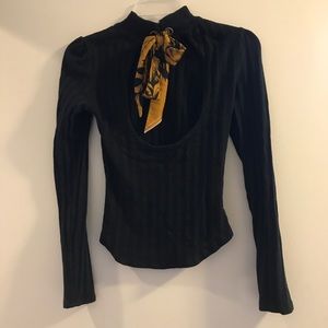 Free People Open Back Turtleneck